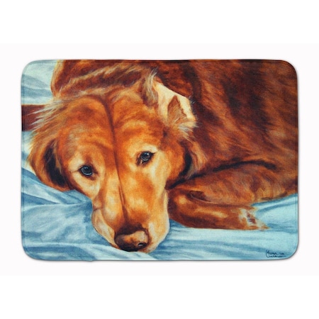 Jensendistributionservices Golden Retriever by Tanya & Craig Machine Washable Memory Foam Mat MI2550516